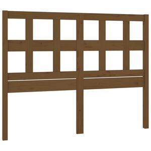 vidaXL T&ecirc;te de lit Marron miel 185,5x4x100 cm Bois massif de pin