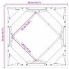 vidaXL Jardini&egrave;re 2 pcs Anthracite 50 x 50 x 50 cm Acier