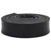 vidaXL Bordure en caoutchouc de chasse-neige noir 300x8x2 cm