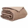 vidaXL Duvet d'&eacute;t&eacute; simple Dor&eacute; 200 x 200 cm Satin et Microfibre