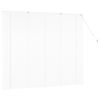 vidaXL Store de Fen&ecirc;tre avec des rideaux Blanc Aluminium