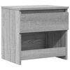 vidaXL Table de chevet Sonoma gris 40x30x39 cm Bois d'ing&eacute;nierie