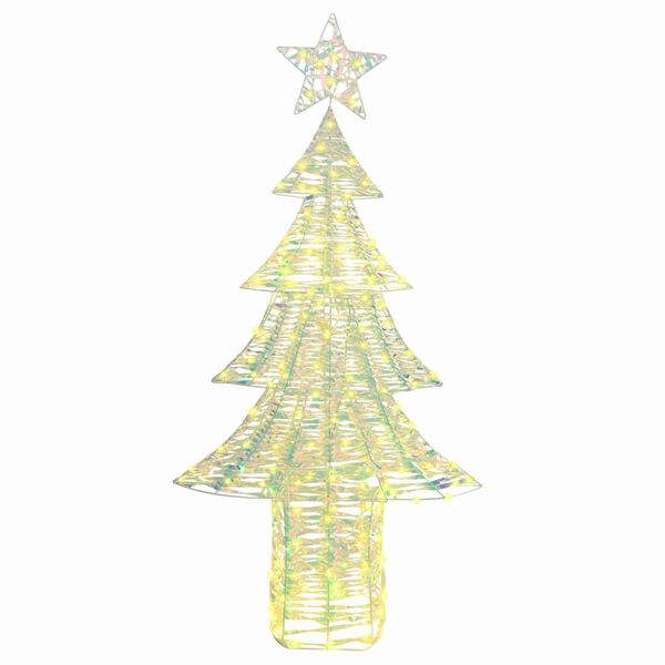 vidaXL Sapin de No&euml;l avec 240 LED Blanc chaud 181 cm PET
