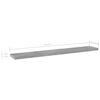 vidaXL Panneaux de biblioth&egrave;que 4 pcs gris b&eacute;ton bois d&rsquo;ing&eacute;nierie