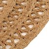 vidaXL Tapis Jute tress&eacute; &agrave; la main 90 cm Rond