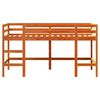 vidaXL Lit mezzanine d'enfants sans matelas avec &eacute;chelle 90x190 cm