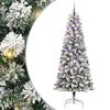 vidaXL Sapin de No&euml;l Artificiel &agrave; Branches Articul&eacute;es Vert et blanc
