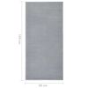 vidaXL Tapis BCF Gris 80x150 cm