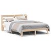 vidaXL Cadre de lit avec t&ecirc;te de lit sans matelas 120x190 cm