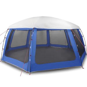 vidaXL Tente de piscine moustiquaire amovible parois maille bleu azur