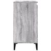 vidaXL Table de chevet sonoma gris 40x35x70 cm bois d'ing&eacute;nierie