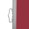 vidaXL Auvent lat&eacute;ral r&eacute;tractable de patio 140x1200 cm Rouge