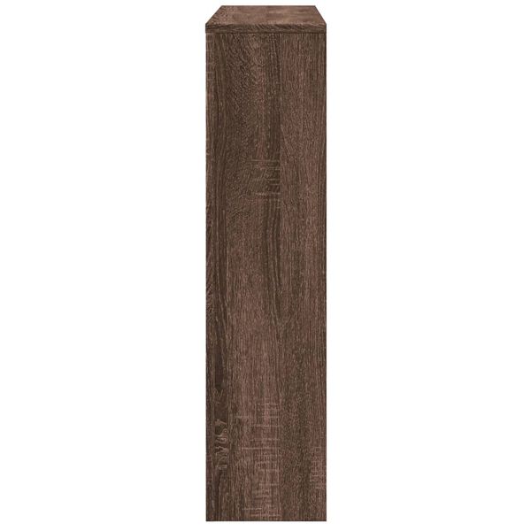 vidaXL Cache-radiateur ch&ecirc;ne marron 175x20x82 cm bois d'ing&eacute;nierie