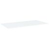 vidaXL Panneaux de biblioth&egrave;que 8 pcs Blanc 80x20x1,5 cm Agglom&eacute;r&eacute;