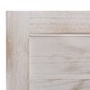vidaXL Cloison de s&eacute;paration 4 panneaux Blanc 140x165 cm Bois