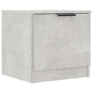 vidaXL Table de chevet Gris b&eacute;ton 40x39x40 cm