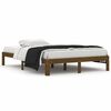 vidaXL Cadre de lit sans matelas marron miel pin massif 140x200 cm