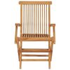 vidaXL Chaises de jardin avec coussins beige lot de 2 Bois teck massif