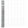 vidaXL Clôture de prairie Argent 25 x 1,2 m Acier galvanisé