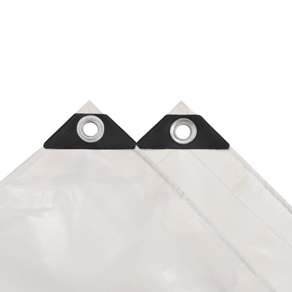 vidaXL B&acirc;che 650 g / m&sup2; 3,5 x 5 m Blanc