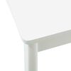 vidaXL Chaise de salle &agrave; manger 2 pcs Blanc et Blanc