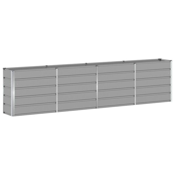 vidaXL Jardini&egrave;re Gris clair 160 x 40 x 75 cm Acier
