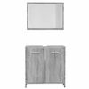 vidaXL Meubles de salle de bain Sonoma gris Bois d'ing&eacute;nierie