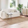 vidaXL Tapis de surface Carr&eacute; HUARTE Naturel 200 x 200 cm Polyester