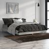 vidaXL Cadre de lit sans matelas gris b&eacute;ton 140x190 cm