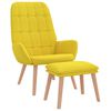 vidaXL Fauteuil relaxant en tissu bleu