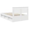 vidaXL Cadre de lit avec t&ecirc;te de lit Blanc 120 x 190 cm Pin massif