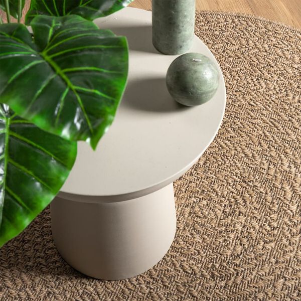 vidaXL Tapis 160 cm aspect jute int&eacute;rieur et ext&eacute;rieur