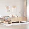 vidaXL Cadre de lit sans matelas 180x200 cm bois massif de pin