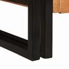 vidaXL Buffet avec portes Marron Bois d'acacia massif et m&eacute;tal