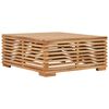 vidaXL Salon de jardin 5 pcs avec coussin cr&egrave;me bois de teck solide