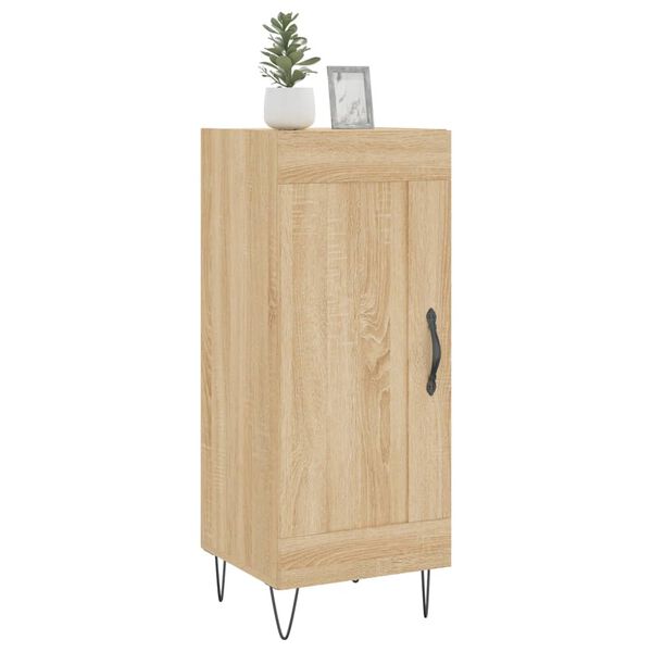 vidaXL Buffet Ch&ecirc;ne sonoma 34,5x34x90 cm Bois d'ing&eacute;nierie