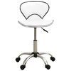 vidaXL Chaise de bureau Blanc Similicuir