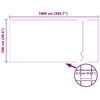 vidaXL Moustiquaire Blanc 100 x 1000 cm Fibre de verre