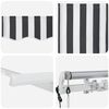 vidaXL Auvent R&eacute;tractable Anthracite et blanc 300 x 200 cm