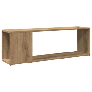 vidaXL Meuble TV ch&ecirc;ne artisanal 100x24x32 cm bois d'ing&eacute;nierie