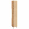 vidaXL Armoire de salle de bain ch&ecirc;ne artisanal 30x30x190 cm