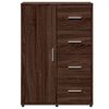 vidaXL Buffets 2 pcs ch&ecirc;ne marron 60x31x84 cm bois d'ing&eacute;nierie