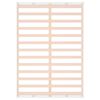 vidaXL Cadre de lit sans matelas blanc 200x200 cm bois massif