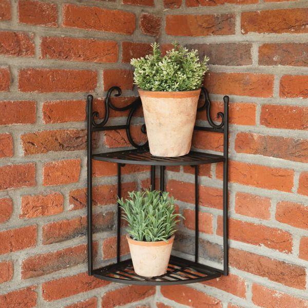 Esschert Design &Eacute;tag&egrave;re d'angle pliable