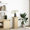 vidaXL Pi&eacute;destal avec rangement ch&ecirc;ne sonoma bois d'ing&eacute;nierie
