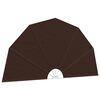 vidaXL &Eacute;cran de confidentialit&eacute; pour balcon &Oslash; 320 cm Polyester Marron