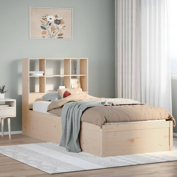 vidaXL Cadre de lit sans matelas 100x200 cm bois massif de pin
