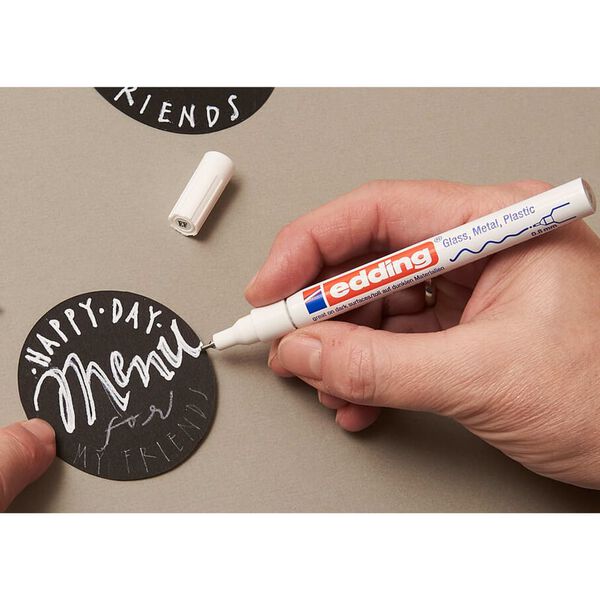 edding Marqueurs &agrave; peinture brillante 5 pcs Multicolore 780
