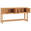 vidaXL Buffet 140x30x75 cm bois de teck massif