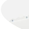 vidaXL adapt&eacute; pour anneaux d'arbre plats 5 pcs Blanc &Oslash;50 / 80 cm Acier